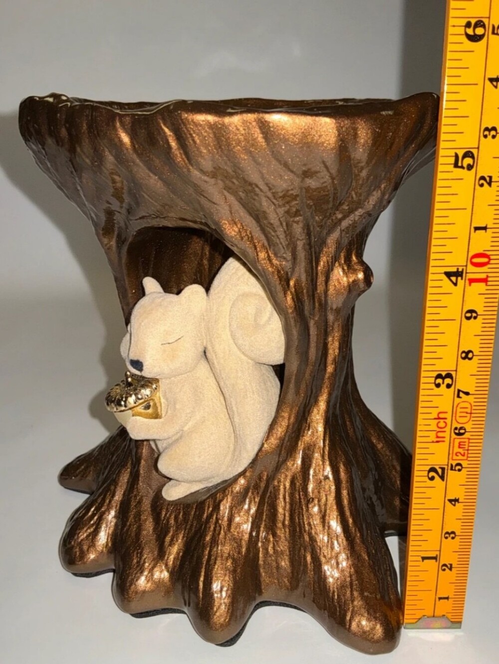 New Bath & Body Works Squirrel In Tree Candle Holder 3 Wick Fall Candle Holder - Picture 7 of 8